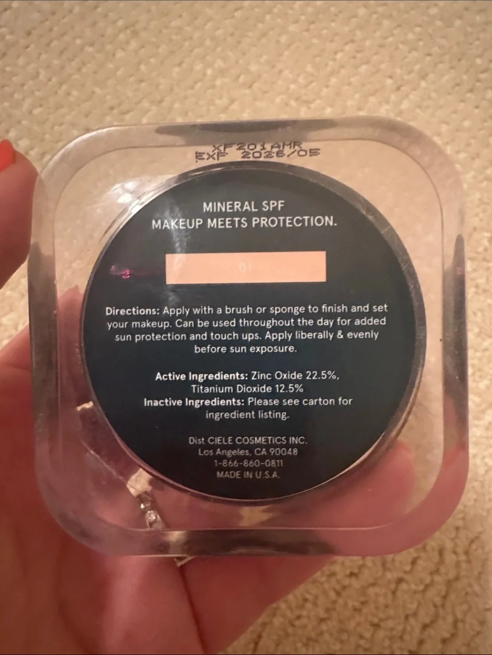 ciele Filter & Protect SPF 30 Powder - Black Compact
